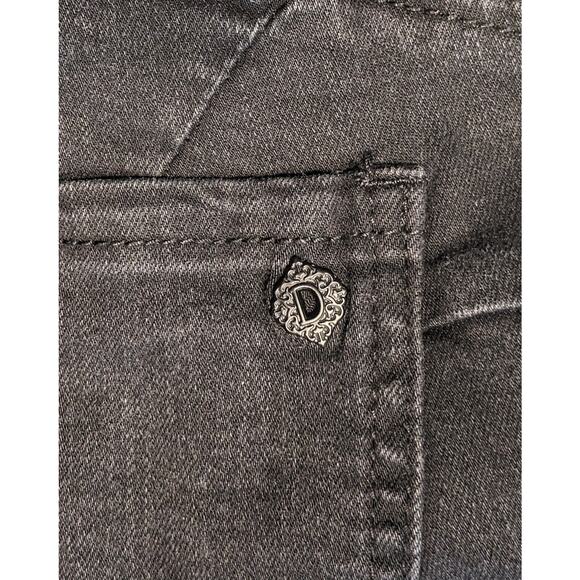 NEW Democracy Ab Technology Skinny Jeans Plus Size 16W Washed Out Black Ankle - Picture 4 of 10